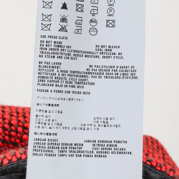 Miu Miu 2012 Checkered Wool Knit Mini Skirt - Picture 10 of 10